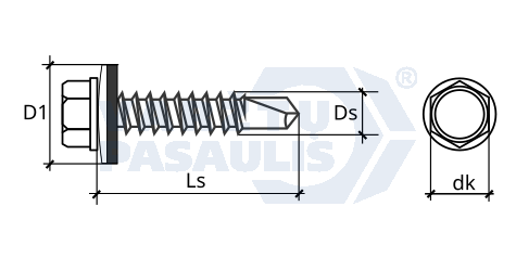 Parametrų lentelės brėžinys